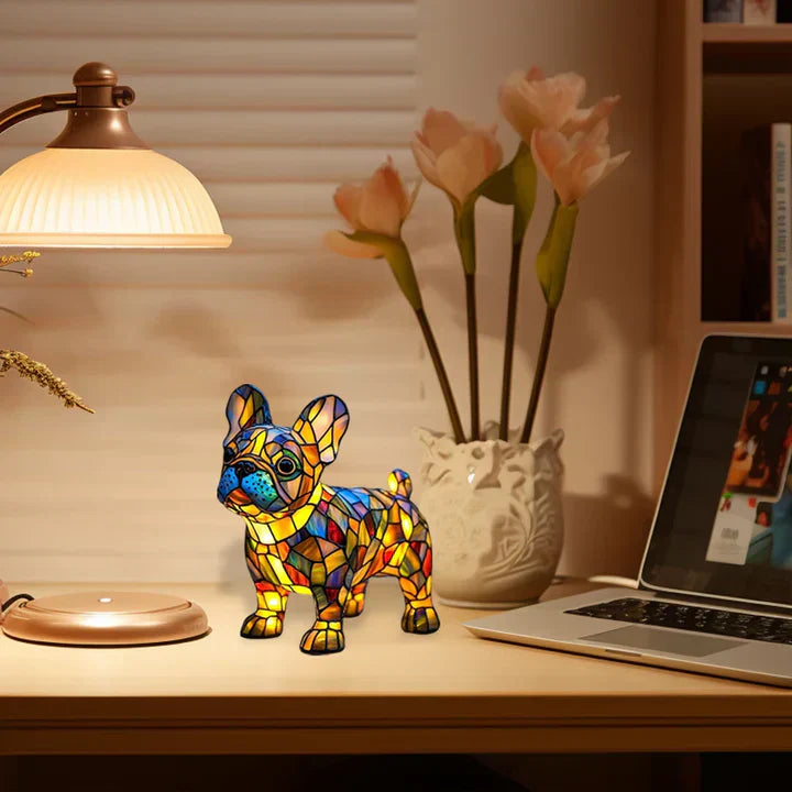 Skanto | Lumidog Håndlaget Lysende Hund Lampe – Ambient Belysning og Gave