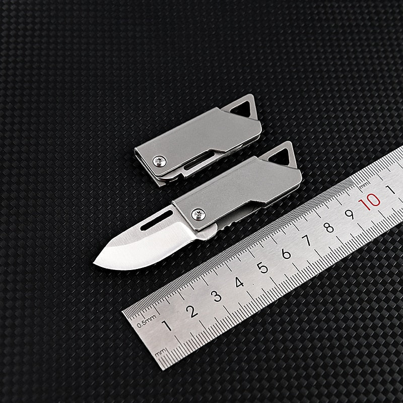 Foldbar Master Rustfritt Stål Overlevelse Mini Kniv | Skanto