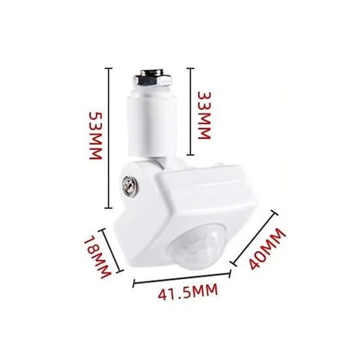 Skanto | Bevegelsessensor LumaGuard PIR | IP65 Vanntett | 85–265V | Justerbar LED-bryter og skumringssensor