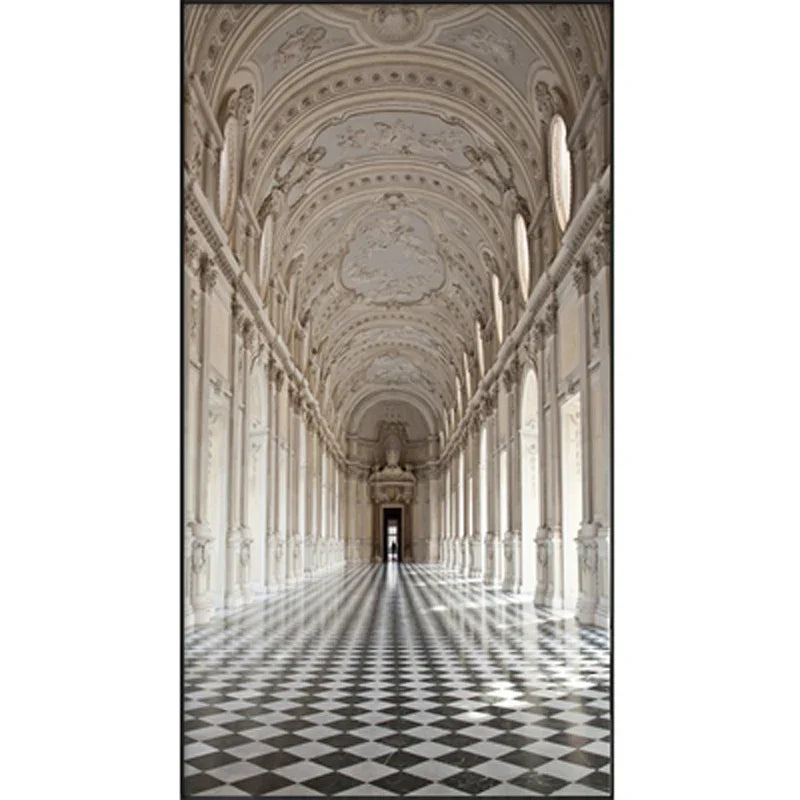 Modern Abstract Minimalist Arch Motifs Architecture Wall Art Fine Art Canvas Prints Pictures for Entry Hall Foyer Living Room Home Office Decor | Skanto