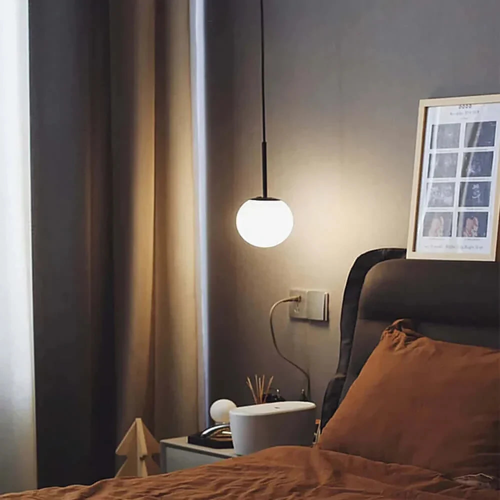 Skanto | Mid-Century Modern Glass Ball Pendant Light