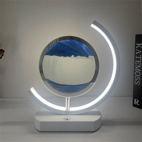 3D LED Flytende Sandkunst TaSkantoe Lampe | Skanto