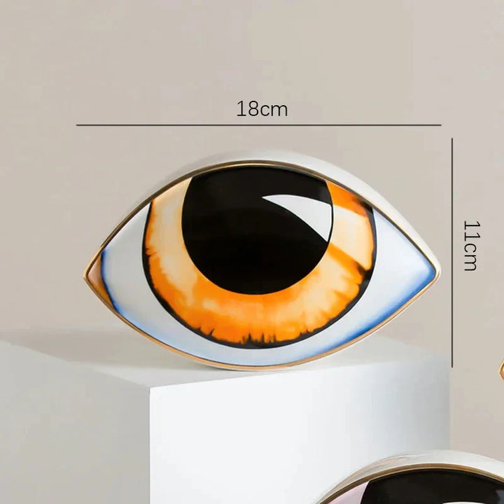 Skanto | Mystic Eye Skulptur Keramisk Hjem Dekor