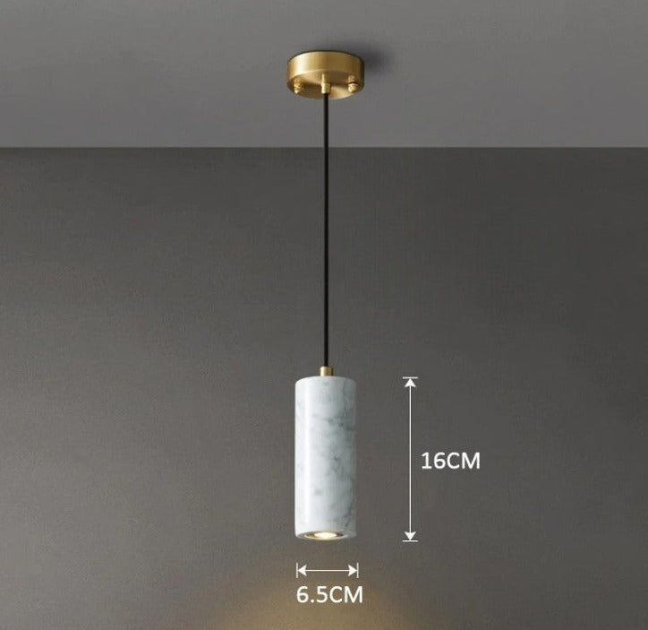 Skanto | Minimalistisk Marmor LED Pendellampe