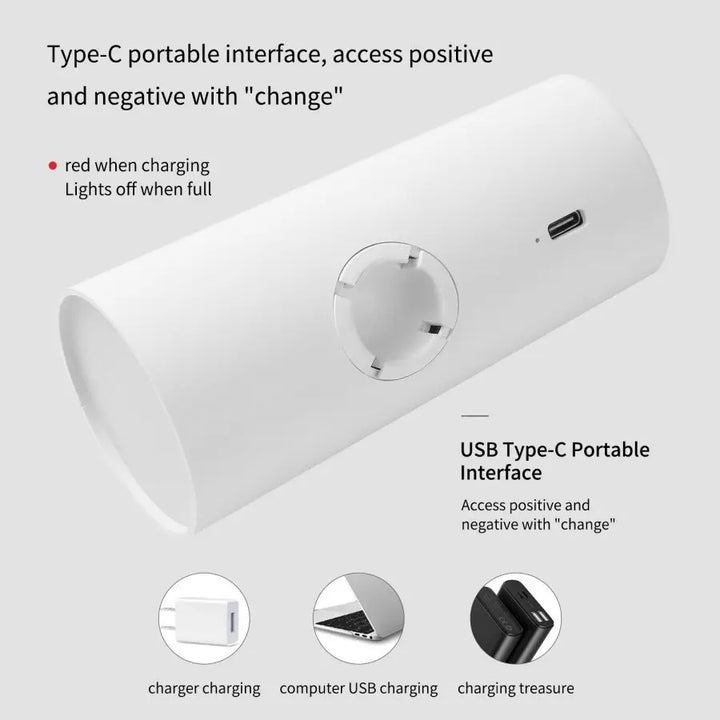Skanto | Lumora LED bordlampe med berøringsdimming | Øyevennlig & oppladbar | USB-C | 2000 mAh batteri | For skrivebord, nattbord & dekor