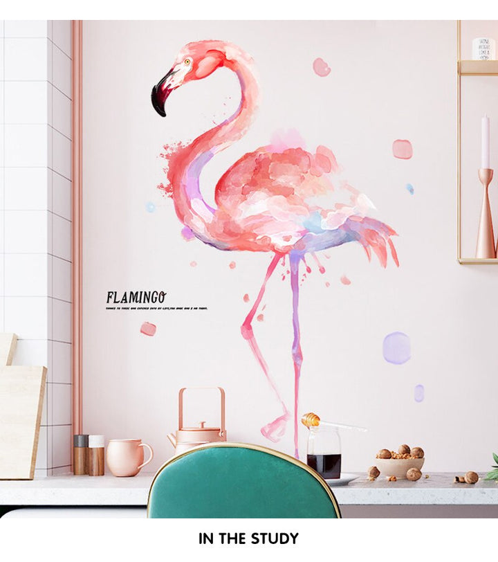 Skanto | Flamingo Vegg klistremerker for Barnerom Hjem