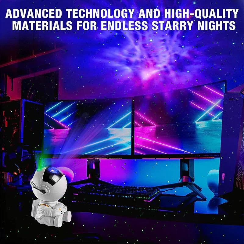 Skanto | Astronaut LED-projektor, Galakse, Stjerner, Himmel