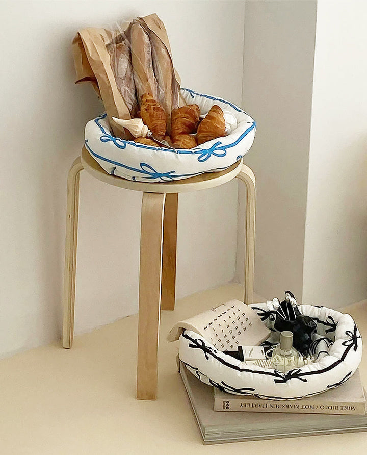 Ribbon Stripe Basket | Skanto