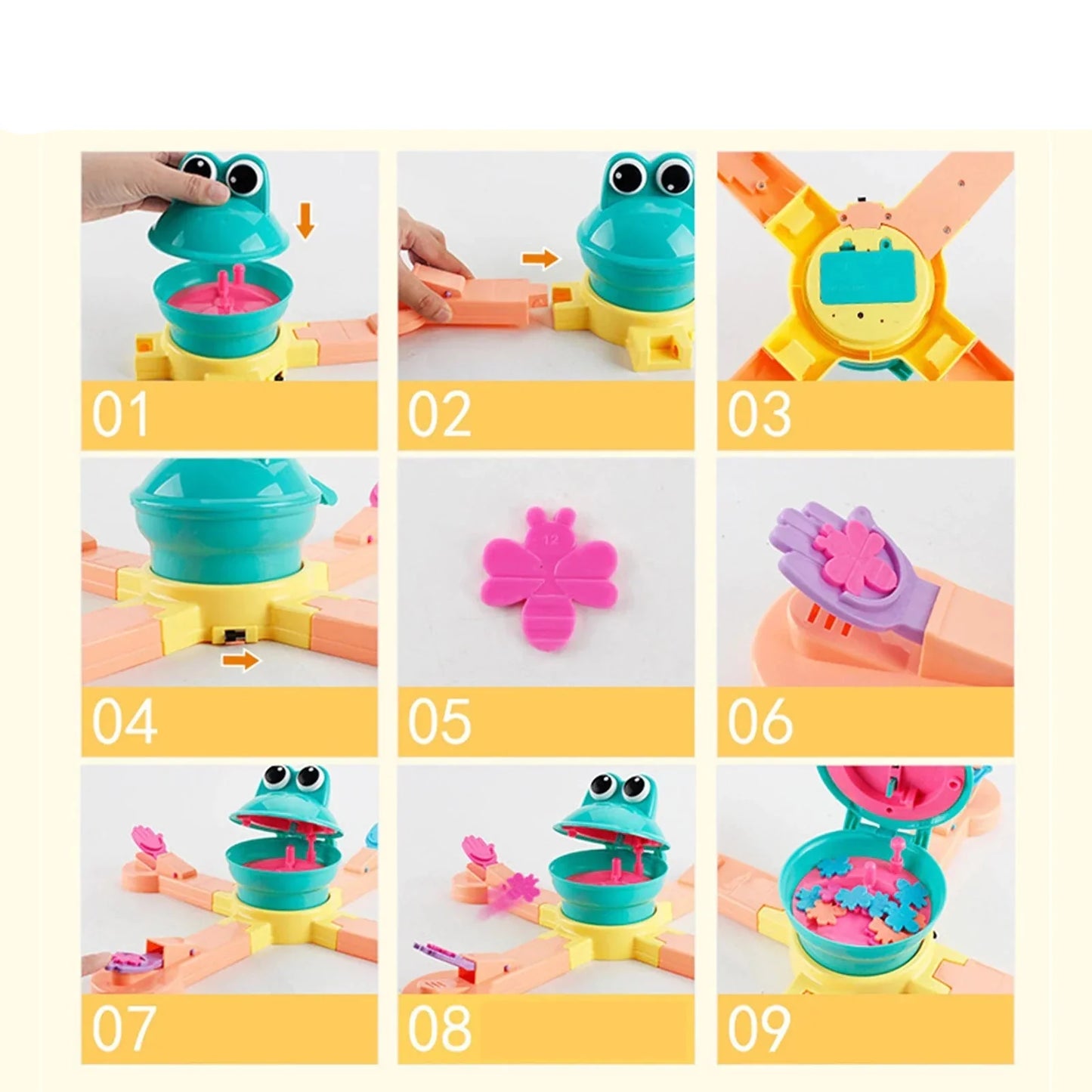 Norvo | Frosk Katapult - Skyt Insektene inn i Froskens Munn - Familie Spill