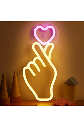 Skanto | Hånd Hjerte LED Neon