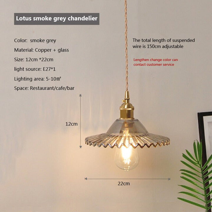 Skanto | Nordisk Brilliance Gjennomsiktig Glass Pendellampe