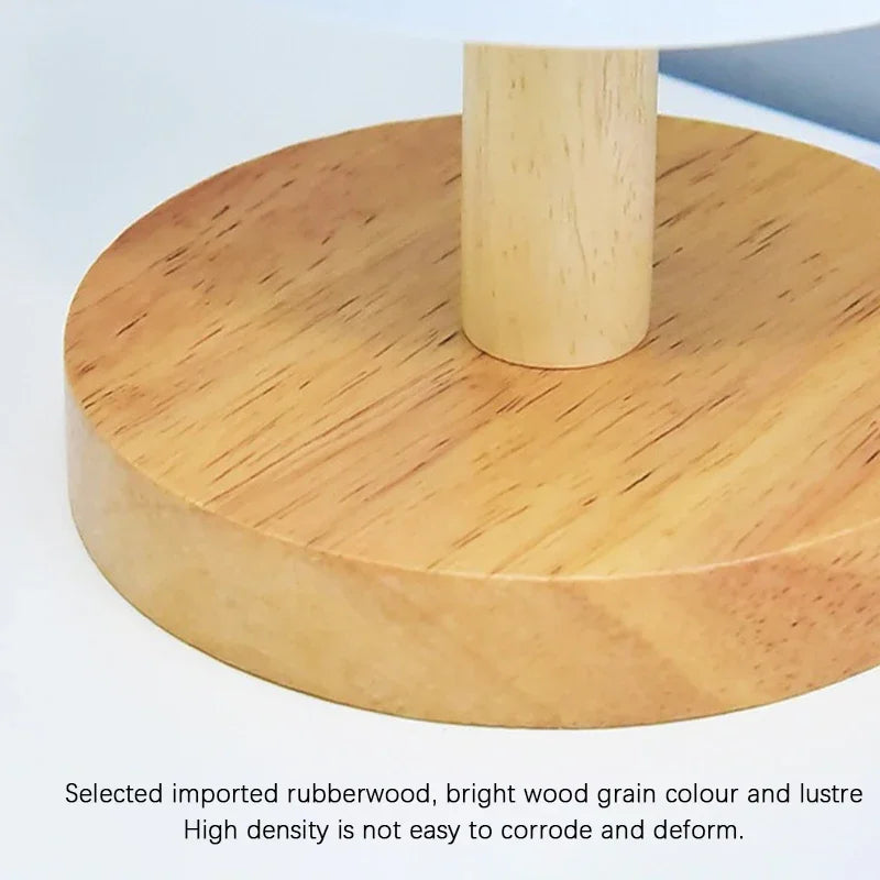 Norvo | LiánHua LED Bordlampe Plomblomst | Dimbar | Stoffske i kinesisk stil | Varm hvit lys | EU-plugg