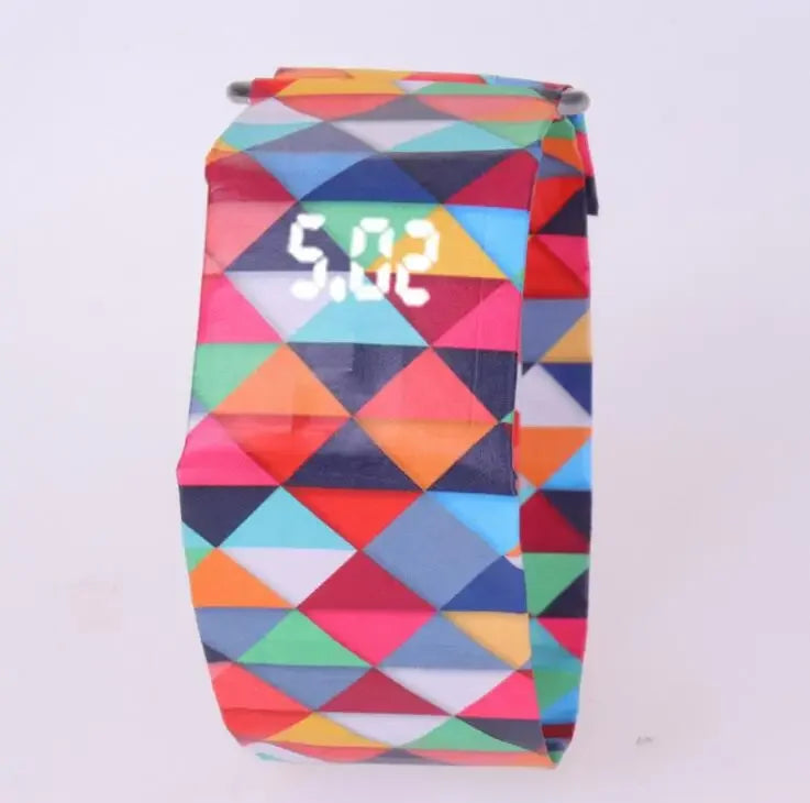 Skanto | Trendy Wrap Digital Paper Watch