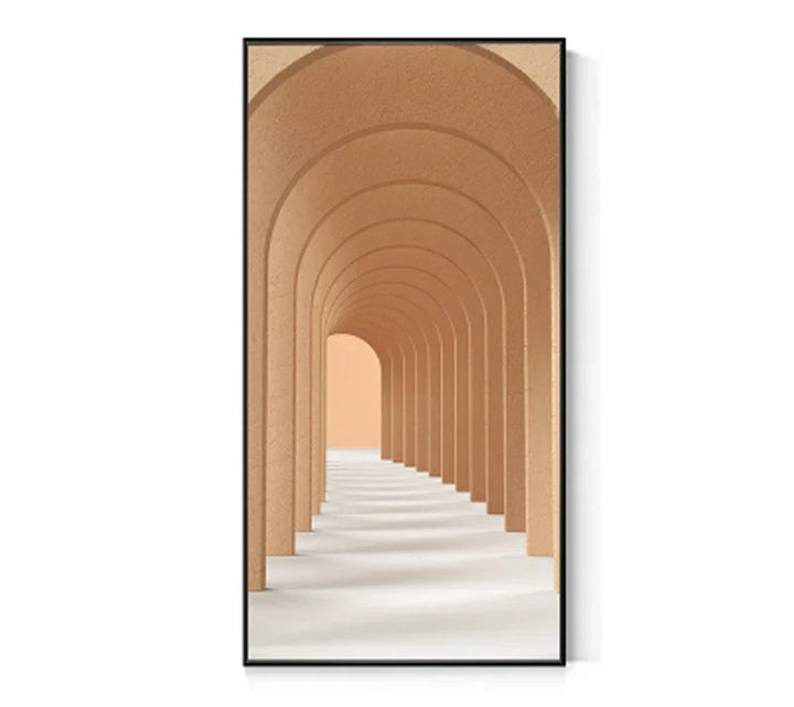 Modern Abstract Minimalist Arch Motifs Architecture Wall Art Fine Art Canvas Prints Pictures for Entry Hall Foyer Living Room Home Office Decor | Skanto