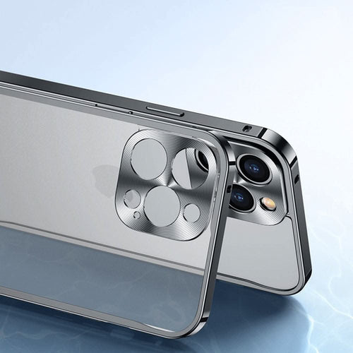 Skanto | Aluminiumsmetallkasse med polykarbonatbakside for iPhone