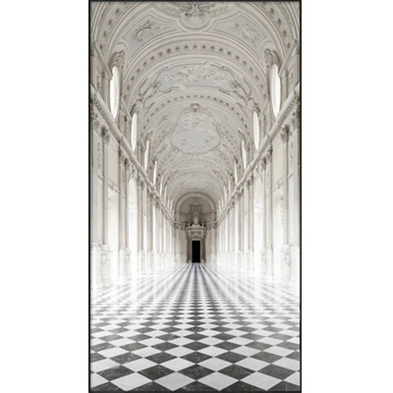 Modern Abstract Minimalist Arch Motifs Architecture Wall Art Fine Art Canvas Prints Pictures for Entry Hall Foyer Living Room Home Office Decor | Skanto