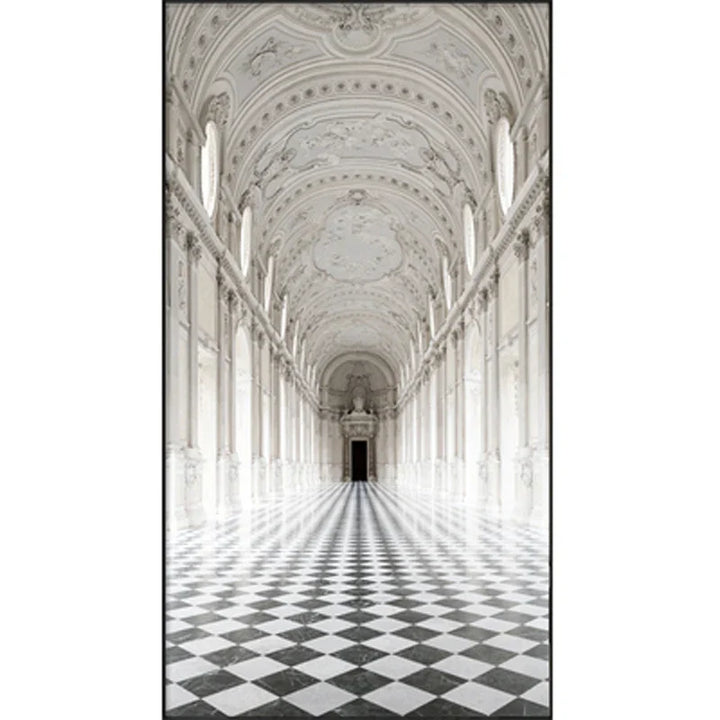 Modern Abstract Minimalist Arch Motifs Architecture Wall Art Fine Art Canvas Prints Pictures for Entry Hall Foyer Living Room Home Office Decor | Skanto