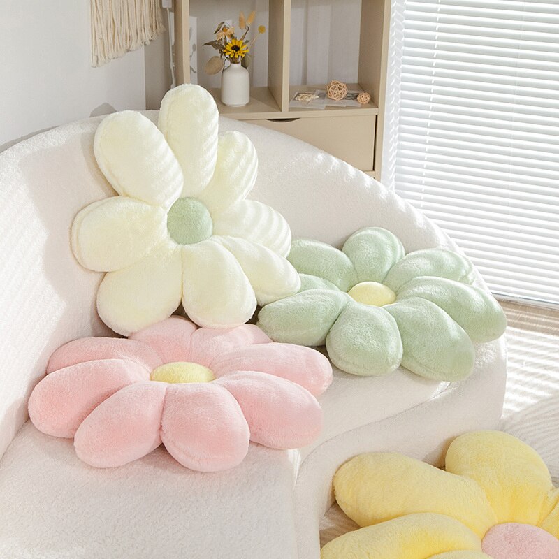 Fluffy Daisy Pute - Pastell | Skanto
