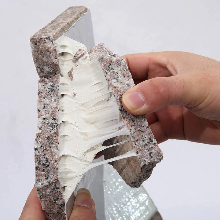 Skanto | Varmebestandig vanntett tape - Aluminiumfolie tykkere butylbånd for vegg-, basseng-, takfyllingsreparasjon - selvklebende duct tape
