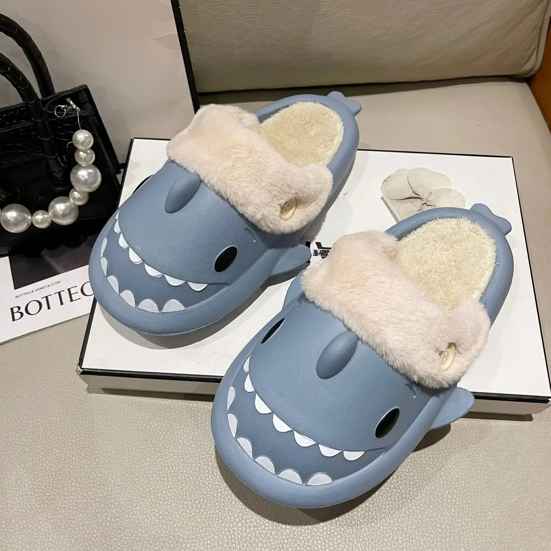 Skanto | SharkSlides - Morsomme bomullssandaler