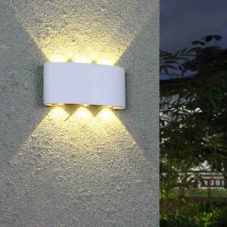 Skanto | Moderne LED Vegglampe - Allsidig Innendørs Belysningsarmatur 4W, 6W, 8W