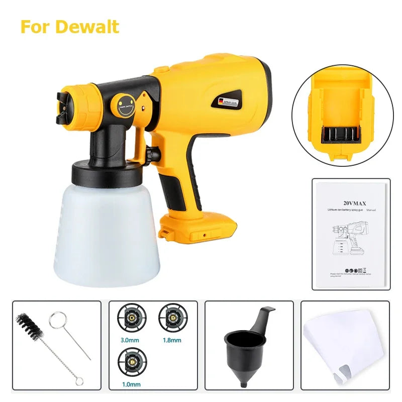 Skanto | Profinish - Sprøytepistol for Makita/Bosch/Dewalt/Milwaukee/Ryobi