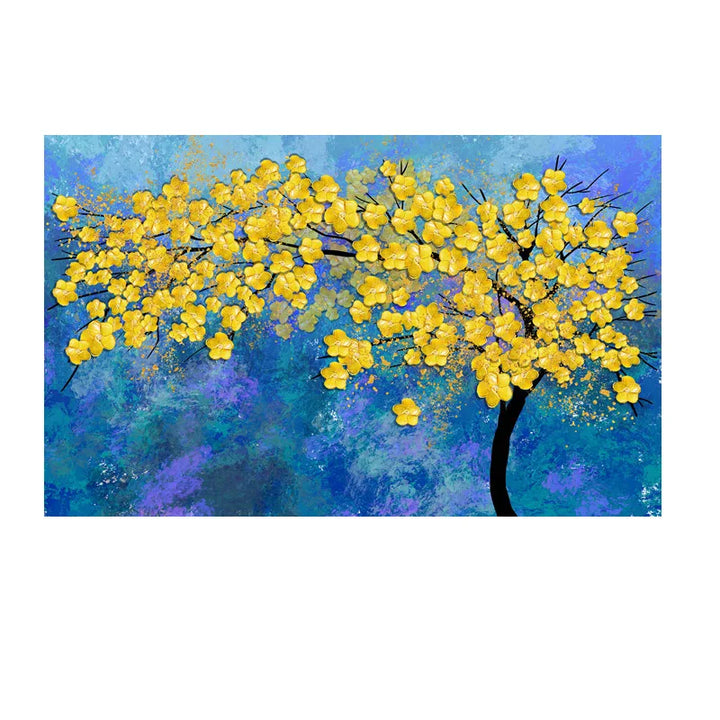 Abstract Floral Large Flower Petal Wood Wall Art Fine Art Canvas Prints Picture For Living Room Bedroom Lounge Art Decor | Skanto