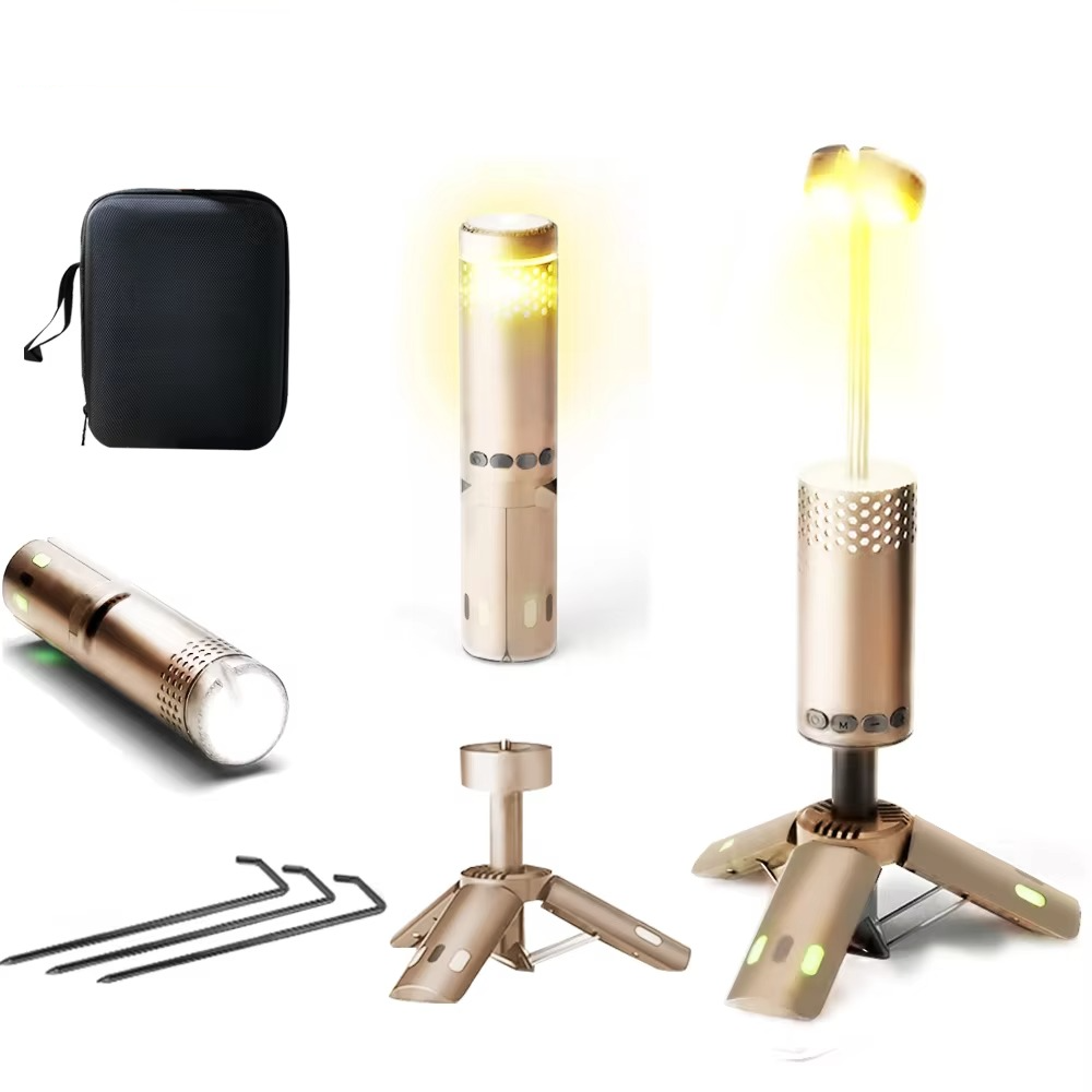 Skanto | Multifunksjonell LED Campinglykt & Stativ