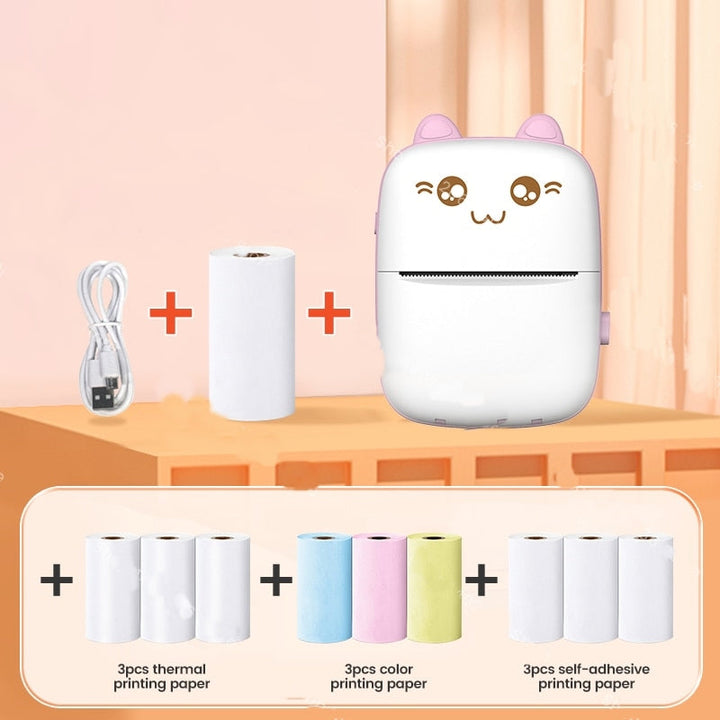Skanto | Mini Kat Termisk Bluetooth Etiket Skriver
