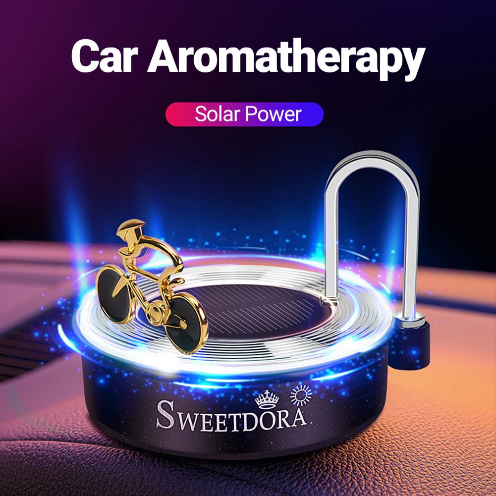 Skanto | Mini Sykkel Bil Solenergi Aromaterapi Dekor