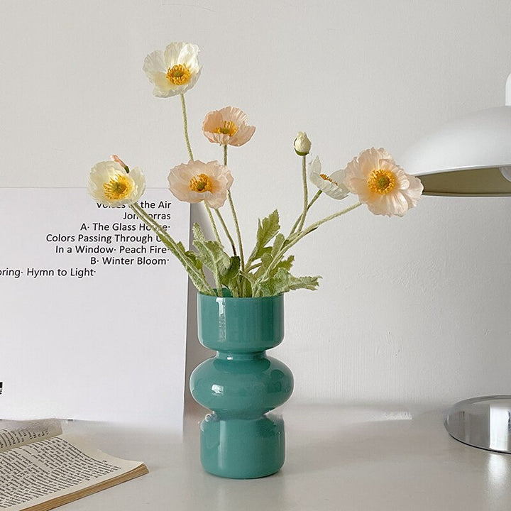 Skanto | Glass Dyre Vase - Flerfarget