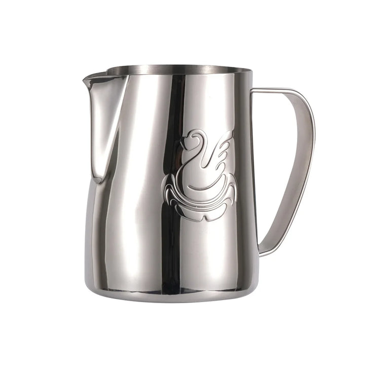 Skanto | 600ml rustfritt stål kaffekanne melkeskummer kopp kremfremstiller espresso latte kunst verktøy elegant svane