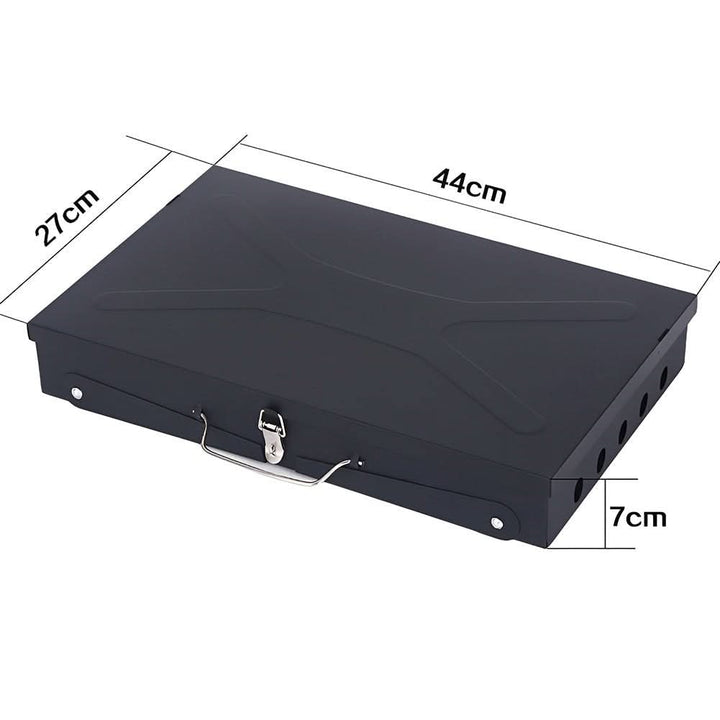Skanto | Foldbar Stålgrill for Mobil BBQ & Spontan Grillmoro