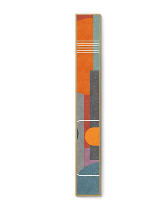 Colorful Tall Abstract Slim Format Wall Art Art Prints Creative Artwork For Modern Living Room Hallway Bedroom Art Decor | Skanto