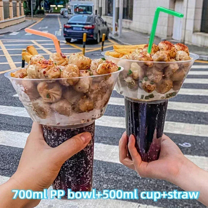 Skanto | Enkel Snack Go Cup Bolle Kombinasjon