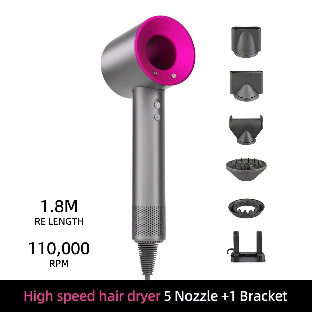 Skanto | Ion Hårføner | 200 Million Negative Ions | Intelligent Temperaturkontroll | 110,000 RPM