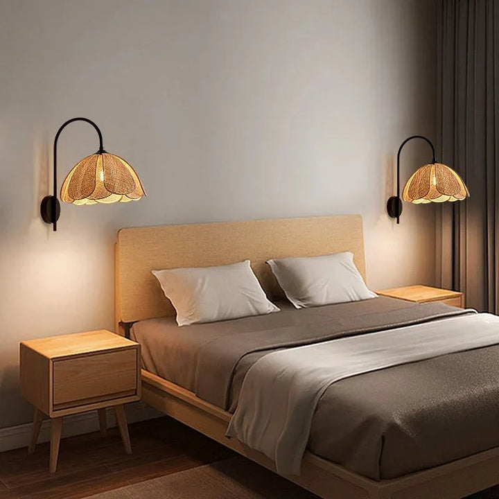 Skanto | LumaFlora - Elegant rotbanglampe - Varm blomsterlig atmosfære