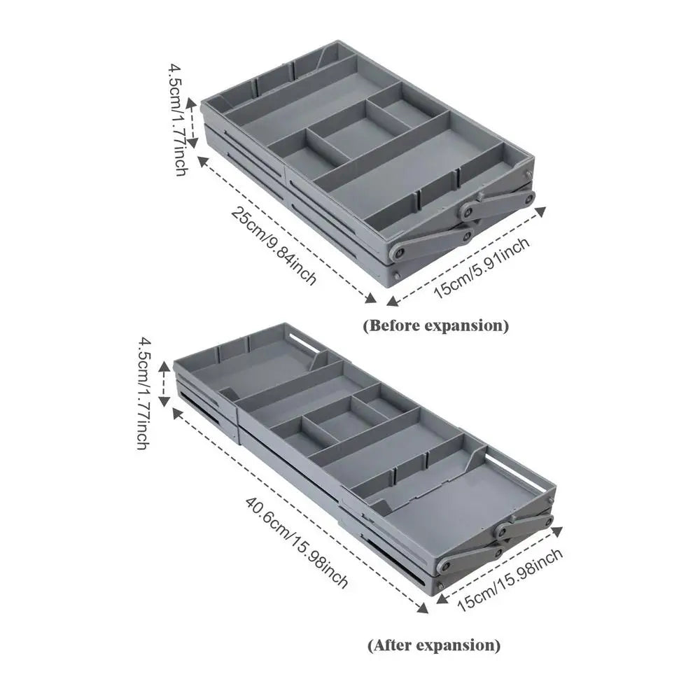 Skanto | Multi Level Sammenleggbart Organizer Skuff