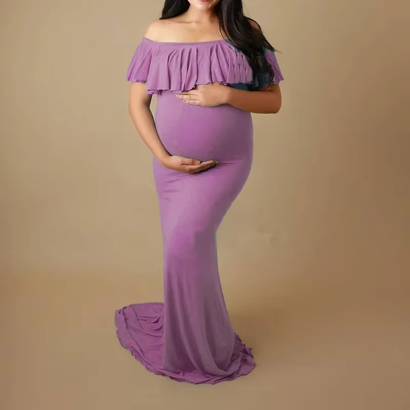 Skanto | Elegant Graviditetsfotografikjole for Graviditetsfotograferinger