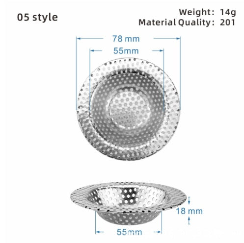 Norvo | Rustfritt Stål Vaskekran Avløp Fang Alt Sil