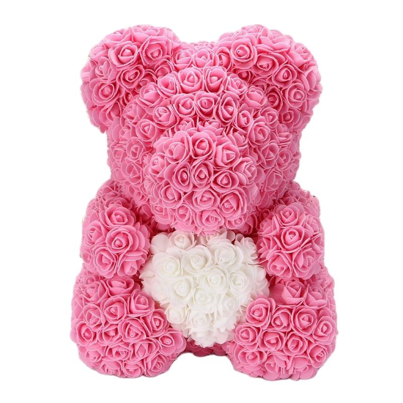 Skanto | Kunstige Rose Blomster Teddy Bjørn