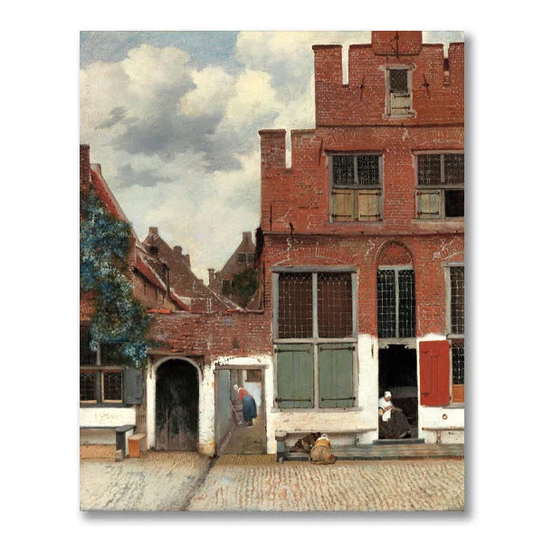 Girl with a Pearl Earring Poster Johannes Vermeer Dutch Golden Age Painting Fine Art Canvas Prints Classic Painting for Living Room Dining Room Decor | Skanto