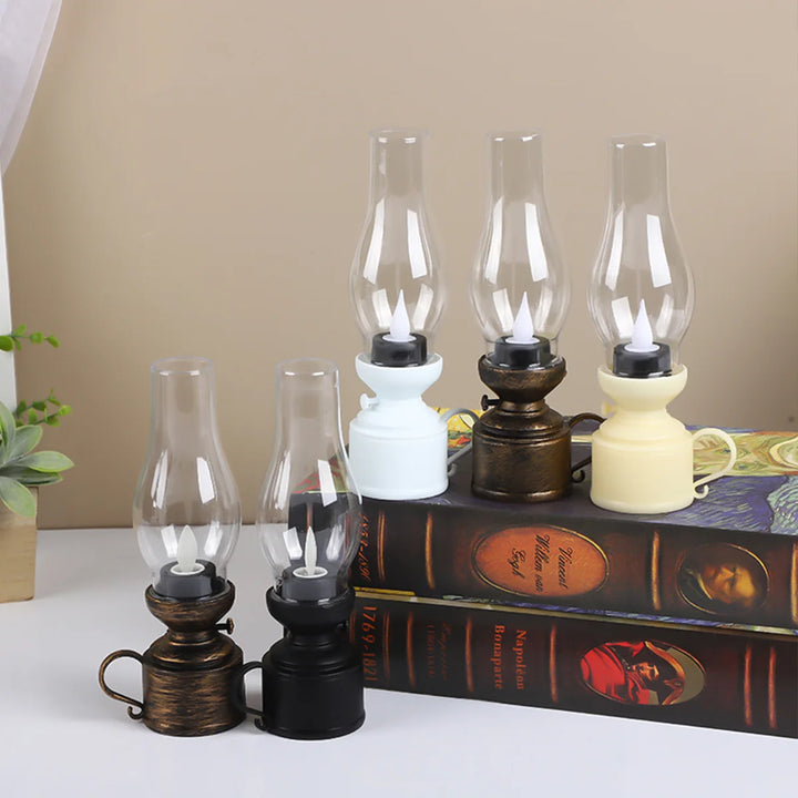 Vintage lampe – Retro design med varmt LED-lys for stue eller spisestue | Skanto