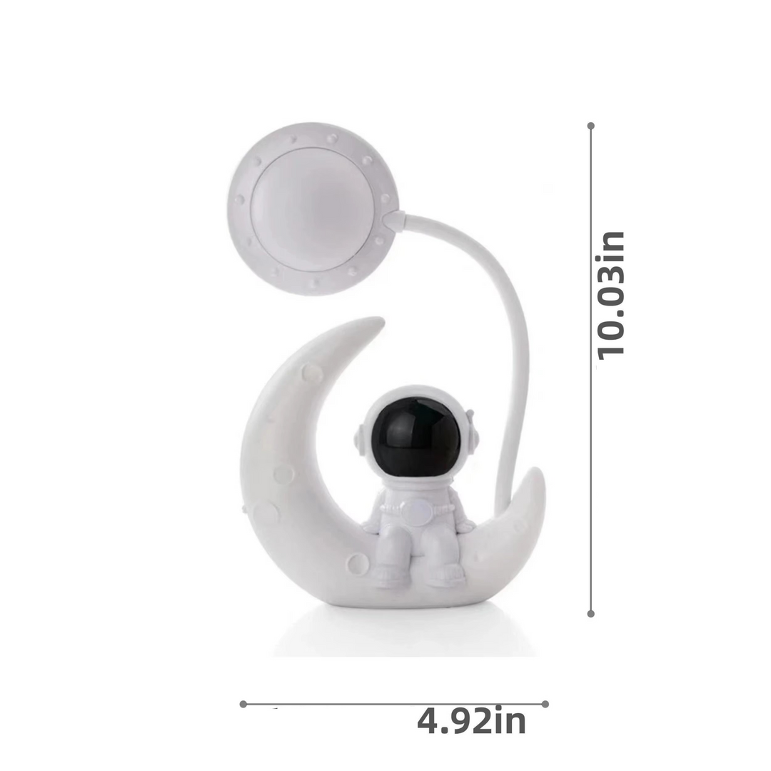 Skanto | Astronaut Moon Nattlampe LED Bordlampe for Soveromsinnredning og Gaver