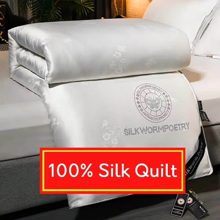 Skanto | Luksuriøst Vinter Dyne laget av 100% Mulberry Silke