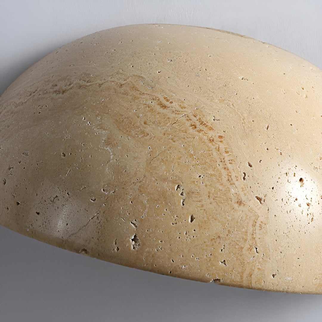 Half-Round LED Wabi-Sabi Wall Lamp - ZenGlow | Skanto