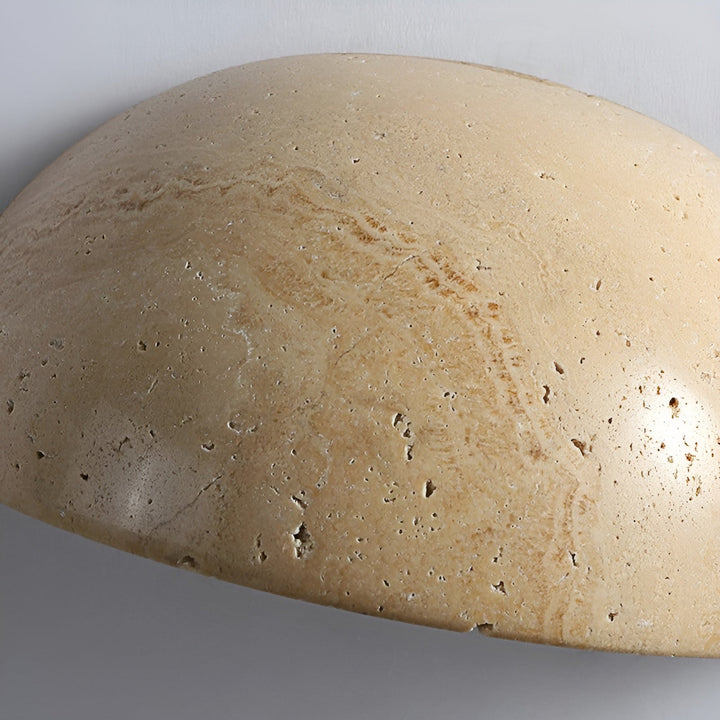 Half-Round LED Wabi-Sabi Wall Lamp - ZenGlow | Skanto