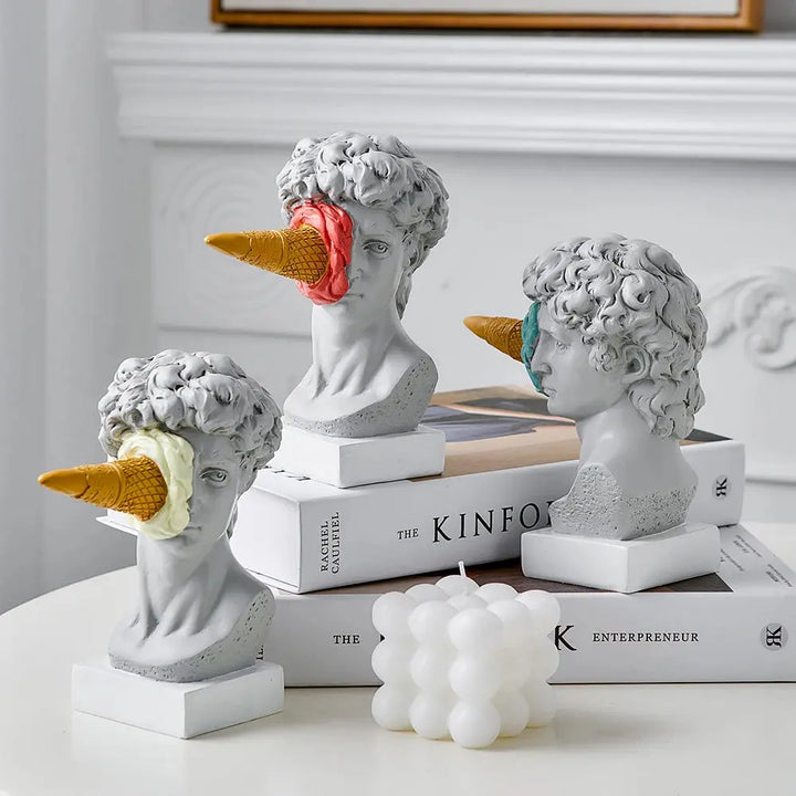 Skanto | David Statue Iskremutgave: Gourmet og Elegant Kunst
