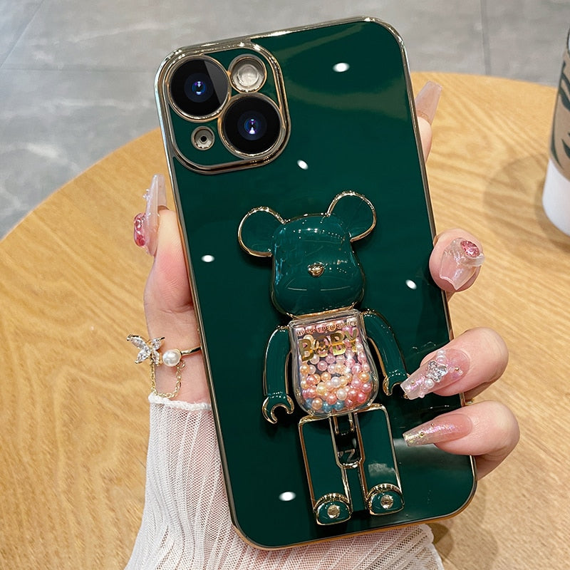 Skanto | Bear Lover Fargerik 3D Dukke Telefondeksel
