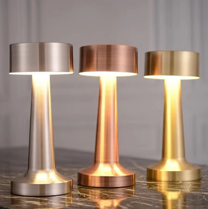 Skanto | Retro LED Berøringssensor Bordlampe - Oppladbar Nattlys for Hjemmet
